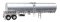 Walthers SceneMaster 12356 - HO Food Grade Tank Trailer - Assembled -- Painted, Unlettered