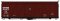 Accurail 1188 - Fowler 36' Wood Boxcar - Kit -- Dominion Atlantic #1427 (Boxcar Red)