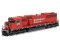 Athearn Genesis 75643 - HO SD60M Tri-Clops Locomotive with DCC & Sound, CPR #6262