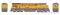 Rapido 42029 - HO GE C30-7 - Standard DC -- Union Pacific #2415 (1970s, Armour Yellow, gray, red,...