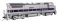 Walthers Mainline 19564 - HO GE Dash 8-32BWH - DCC & Sound - Amtrak #509 - Phase IV (silver, blue...