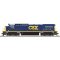 Atlas 10004500 - HO GE Dash 8-40CW - LokSound and DCC - Master(R) Gold -- CSX #7788 (YN3, blue, y...