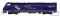 Kato 376113LS - HO GE P42 Genesis - LokSound and DCC -- Amtrak 100 (50th Anniversary Scheme, Midn...