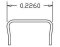 Cal Scale 506 - HO Scale Grab Irons pkg(12) -- .012" .03cm
