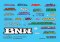 Fusion Scale Graphics 200217 - N Scale Graffiti Decal Set -- Set #13