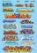 Microscale Industries 87-1533 - HO Scale Graffiti Decal Set -- Contemporary (Set #1)