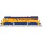 Atlas 10003921 - HO U30C Phase 1 - Gold - DCC & Sound - Chessie System (C&O) #3301