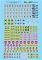 Microscale Industries 87-1516 - HO Scale Highway Sign Decal Set -- Road & Street Signs, Oversize ...