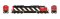 Aurora Miniatures Inc HD1N02B HO - GMD SD60F Diesel - DC - CN (Stripes - As Delivered #5535