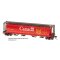 Intermountain 45102-153 - HO 59Ft 4-Bay Cylindrical Covered Hopper - Red Canada CPWX #606312