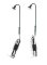 Walthers SceneMaster 4801 - HO LED Streetlight 2-Pack -- Station Platform Light
