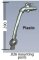 Cal Scale 621 - HO Scale Locomotive Air Hose - Plastic -- pkg(2)