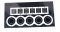 Walthers SceneMaster 4123 - HO Manhole Covers & Sewer Grates - Etched-Metal (10pcs)