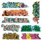 Blair Line 1248 - N Scale Modern Tagger Graffiti Decals - Set #5 (8pcs)