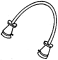 Details West 218 - HO Scale MU Cables -- Double Plugs pkg(4)