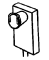 Cal Scale 394 - HO Scale MU Stands pkg(2) -- With Battery Connectors