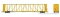 Rapido 174007 - HO Scale ~ NSC 73' Centerbeam Flatcar - TTX TTZX (yellow, black) - 6 pack