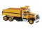 Brekina 86295 - HO Scale Peterbilt 359 Dump Truck - Assembled -- Pacific Concrete & Rock (yellow,...