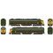 Rapido Trains 28815 - HO EMD E8A-E8A HEP - DCC/Sound - Canadian National #102, 103 (green, gold, ...