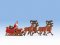 Noch 15924 - HO Santa Claus w/ Sleigh and 4 Reindeer