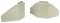 Walthers Cornerstone 4551 - HO Single-Track Railroad Bridge Concrete Abutments - Kit (2pk)