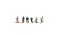 Woodland Scenics 2222 - HO Snow Skiers - Scenic Accents - pkg(6)