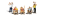 Woodland Scenics 1881 - HO Scale Spectators & Chairs - Scenic Accents(R) -- pkg(7)