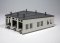 Kato 23-240 - N Scale Three-Stall Concrete Roundhouse - Kit