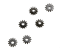 Northwest Short Line 28006 - Steel Bevel Gear Upgrade -- For Bachmann Spectrum HO 3-Truck Shay pk...
