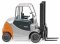 Wiking 66360- HO Still RX 60 Forklift - Assembled -- Silver, Yellow