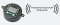ESU 50349 - Speaker D=28mm x 11mm, round, 4 Ohm, Passive Radiator