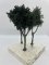 Martin Welberg Scenic Studios TLDG2 - Fine Scale Tree - Large - Dark Green - 12cm-16cm - 3 pcs