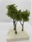 Martin Welberg Scenic Studios TLSG - Fine Scale Trees - Large - Spring Green 1 - 12cm-16cm - 3 pc...