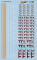 Microscale Decals 87-1298 - HO Scale Trailer-Train - TTX -- Auto Racks, 2008-Present - Decal