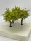Martin Welberg Scenic Studios TSLG2 - Fine Scale Tree - Small - Light Green - 6cm-8cm - 3 pcs