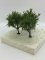 Martin Welberg Scenic Studios TSMG2 - Fine Scale Tree - Small - Medium Green - 6cm-8cm - 3 pcs