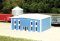 Pikestuff 8010 - N Scale Two-Story Modern Office Building -- 50' x 40' (blue)