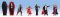 Noch 15801 - HO Scale Vampires -- 7 Figures with Coffin