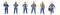 Walthers SceneMaster 6209 - HO Scale Wind Turbine Technicians -- pkg(6)